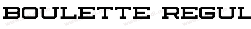 Boulette Regular字体转换